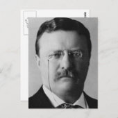 Theodore Roosevelt 26 Postkarte (Vorne/Hinten)