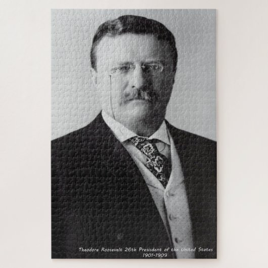 Theodore Roosevelt 26. Präsident von Amerika Puzzle (Vertikal)
