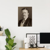 Theodore Roosevelt, 26. US-Präsident Poster (Heimbüro)
