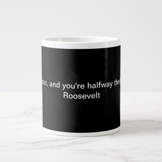 Theodore Roosevelt Angebotsreichweite Jumbo-Tasse (Vorderseite)