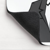 Theodore-Roosevelt-Cartoon Mousepad (Ecke)