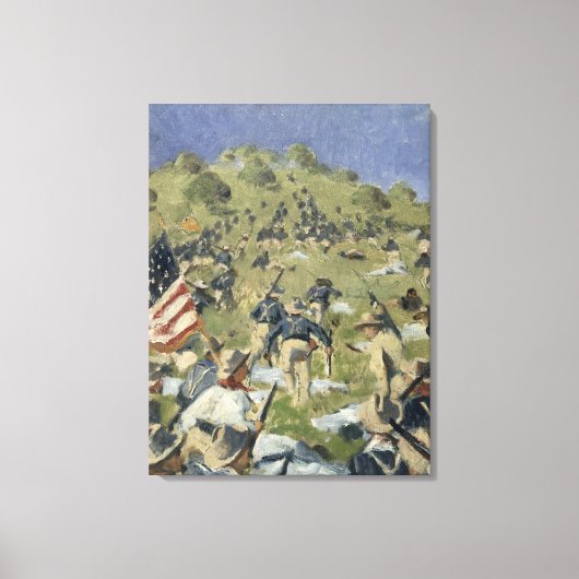 Theodore Roosevelt, die Saint Juan Leinwanddruck (Vorderseite)