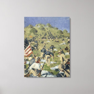 Theodore Roosevelt, die Saint Juan Leinwanddruck