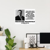 Theodore Roosevelt Far Away Best Prize Life-Angebo Poster (Heimbüro)