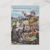 Theodore Roosevelt - Geschichte/Regierungspräsiden Visitenkarte (Vorderseite)