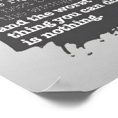 Theodore Roosevelt Inspiration Zitat "Entscheidung Poster (Ecke)