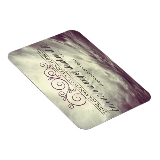 Theodore Roosevelt Inspiration Zitat "Stehend" Magnet (Rechte Seite)