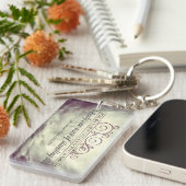 Theodore Roosevelt Inspiration Zitat "Stehend" Schlüsselanhänger (Vorderseite rechts)