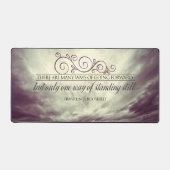 Theodore Roosevelt Inspiration Zitat "Stehend" Schreibtischunterlage (Vorderseite)