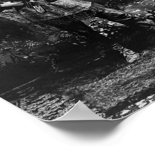 Theodore Roosevelt - Jagdportrait Poster (Ecke)