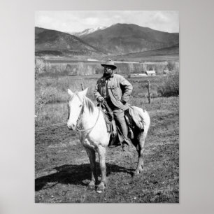 Theodore Roosevelt kehrt von einer Bärenjagd zurüc Poster