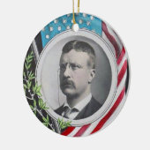 Theodore Roosevelt Keramikornament (Links)