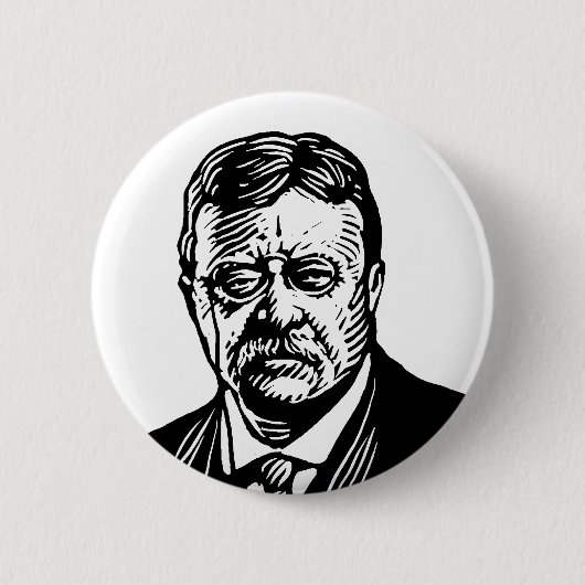 Theodore Roosevelt-Knopf Button (Vorderseite)