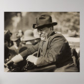 Theodore Roosevelt Lächeln im Auto Poster (Vorne)