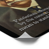 Theodore Roosevelt Meme Anti Trump T-Shirt Poster (Ecke)