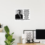 Theodore Roosevelt Moment der Entscheidung am best Poster (Heimbüro)