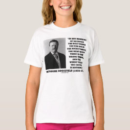 Theodore Roosevelt-Moment der Entscheidungs-besten T-Shirt
