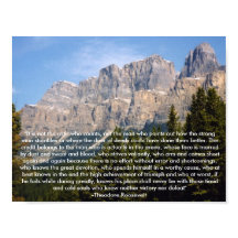 Theodore Roosevelt Motivierend Zitat