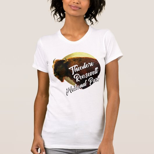 Theodore Roosevelt National Park & Buffalo T-Shirt (Vorderseite)