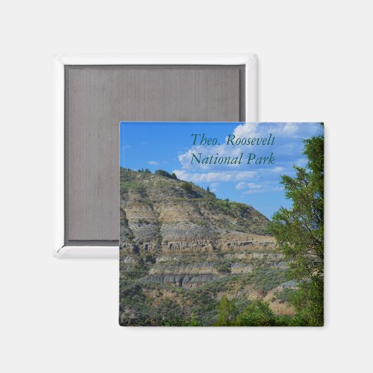 Theodore Roosevelt National Park ND Magnet (Vorderseite/Rückseite)
