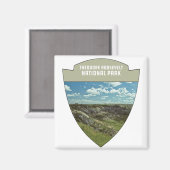 Theodore Roosevelt National Park North Dakota Magnet (Vorderseite/Rückseite)