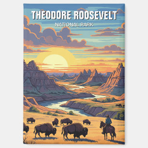 Theodore Roosevelt National Park North Dakota Magnet
