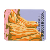 Theodore Roosevelt National Park North Dakota Magnet (Horizontal)