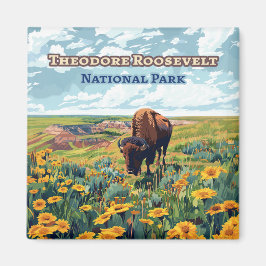 Theodore Roosevelt National Park North Dakota Magnet