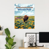 Theodore Roosevelt National Park North Dakota Poster (Heimbüro)