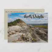 Theodore Roosevelt National Park North Dakota Postkarte (Vorne/Hinten)