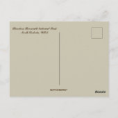 Theodore Roosevelt National Park North Dakota Postkarte (Rückseite)