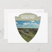 Theodore Roosevelt National Park North Dakota Postkarte (Vorne/Hinten)