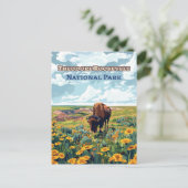 Theodore Roosevelt National Park North Dakota Postkarte (Stehend Vorderseite)