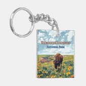 Theodore Roosevelt National Park North Dakota Schlüsselanhänger (Vorderseite links)