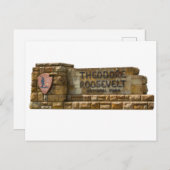 Theodore Roosevelt National Park Sign Postkarte (Vorne/Hinten)