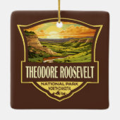 Theodore Roosevelt Nationalpark California Keramikornament (Rückseite)