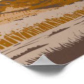 Theodore Roosevelt Nationalpark California Poster (Ecke)