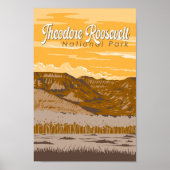 Theodore Roosevelt Nationalpark California Poster (Vorne)