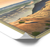 Theodore Roosevelt Nationalpark California Poster (Ecke)