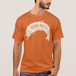 Theodore Roosevelt Nationalpark Fisch Tan T-Shirt