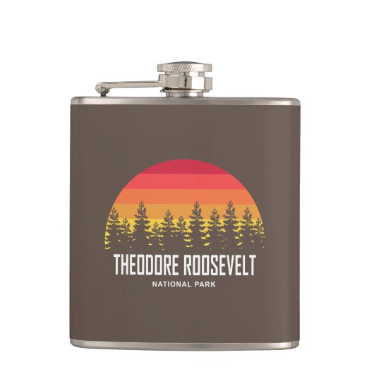 Theodore Roosevelt Nationalpark Flachmann (Vorderseite)