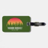 Theodore Roosevelt Nationalpark Gepäckanhänger (Rückseite horizontal)