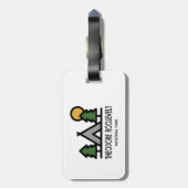 Theodore Roosevelt Nationalpark Gepäckanhänger (Rückseite vertikal)