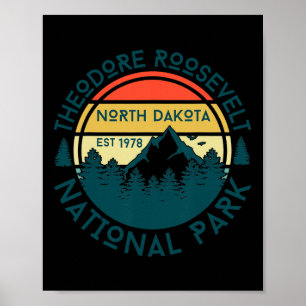 Theodore-Roosevelt-Nationalpark North Dakota Natur Poster