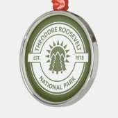 Theodore Roosevelt Nationalpark Ornament Aus Metall (Links)