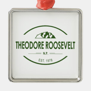 Theodore Roosevelt Nationalpark Ornament Aus Metall