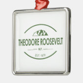 Theodore Roosevelt Nationalpark Ornament Aus Metall (Links)