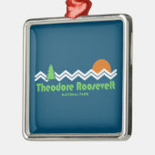 Theodore Roosevelt Nationalpark Ornament Aus Metall (Links)