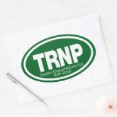 Theodore Roosevelt Nationalpark Ovaler Aufkleber (Umschlag)