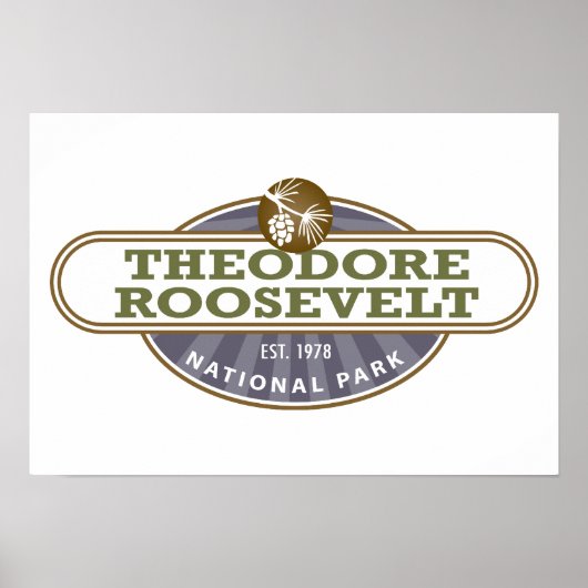 Theodore Roosevelt Nationalpark Poster (Vorne)